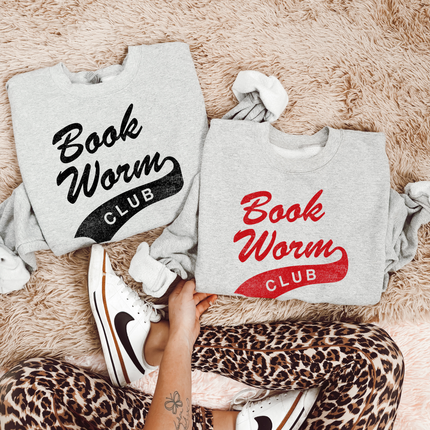 Book Worm Club Graphic Sweatshirt