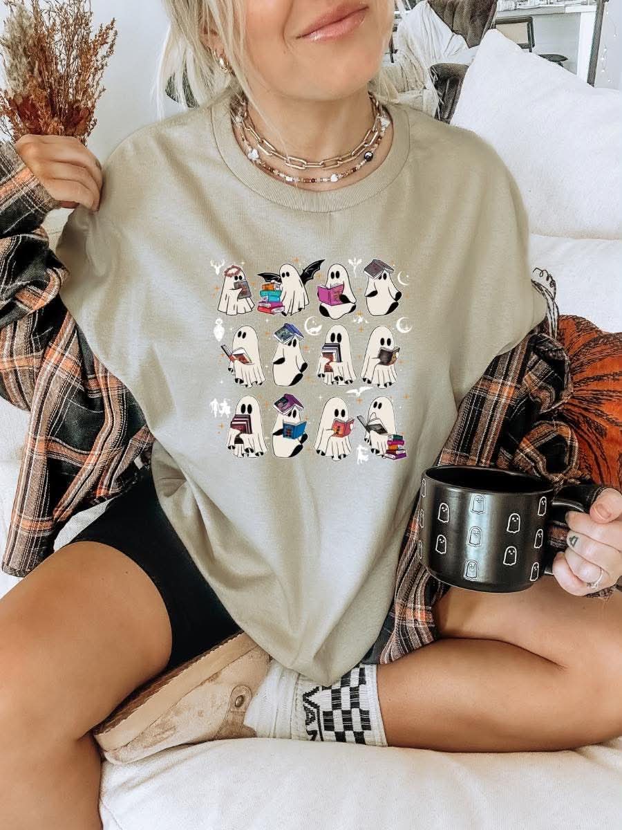 Bookish Fantasy Ghosts Graphic Tee