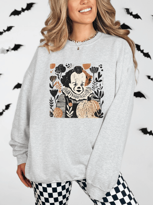Boho Clown Graphic Sweatshirt
