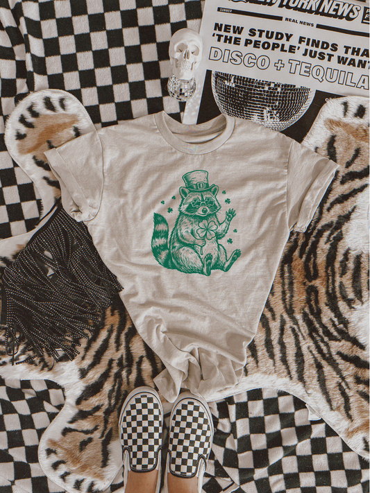 Lucky Raccoon Graphic Tee