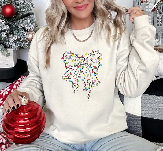 Twinkle Bow Graphic Sweatshirt