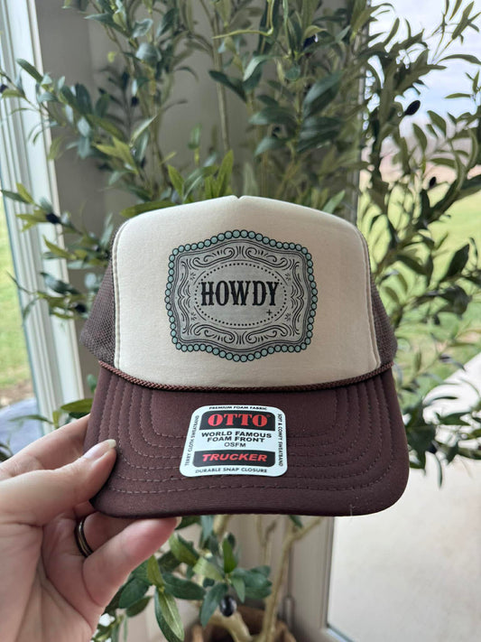 Howdy Buckle Trucker Hat
