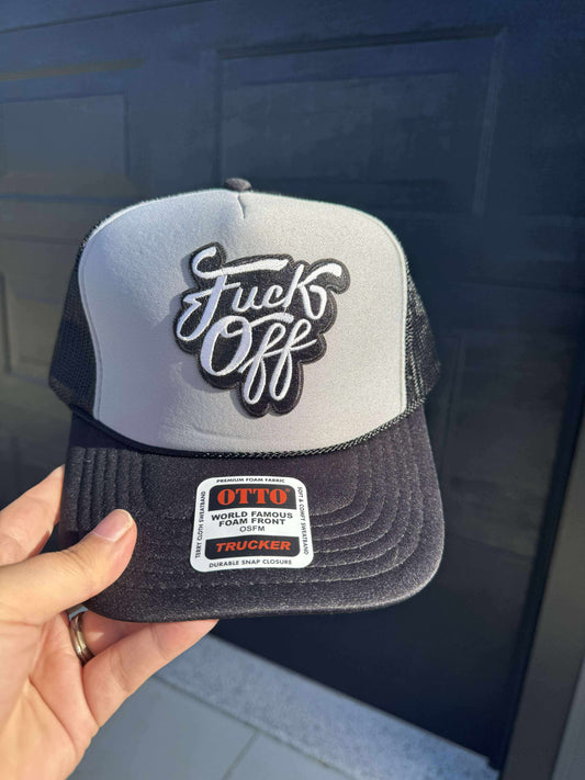 F#ck Off Patch Trucker Hat
