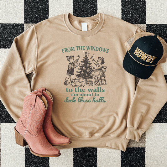 Deck The Halls Graphic Sweatshirt