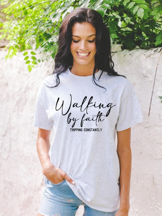 Walking By Faith Graphic Tee
