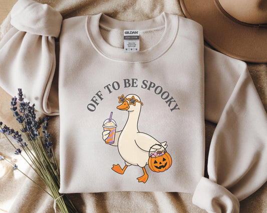 Off To Be Spooky Graphic Sweatshirt