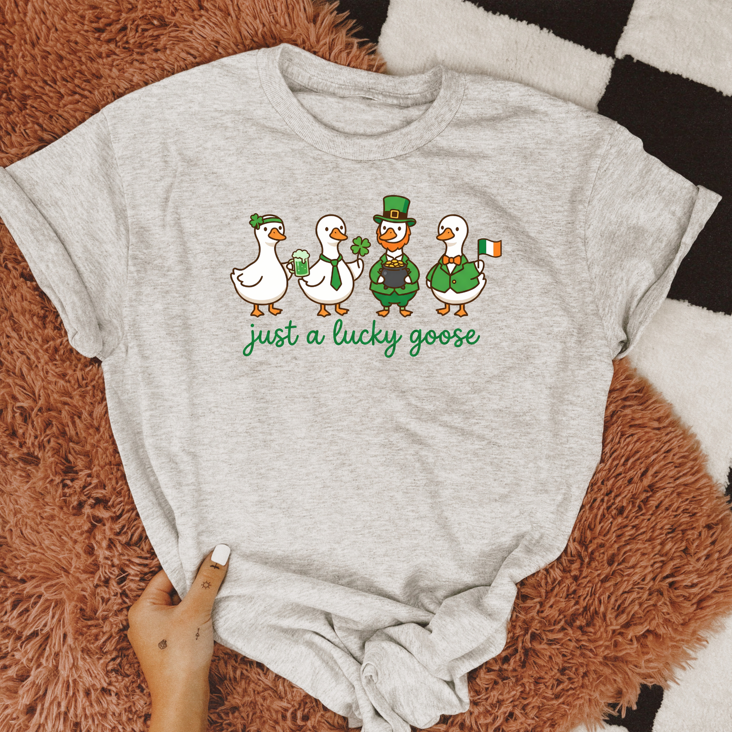 Just a Lucky Goose Graphic Tee