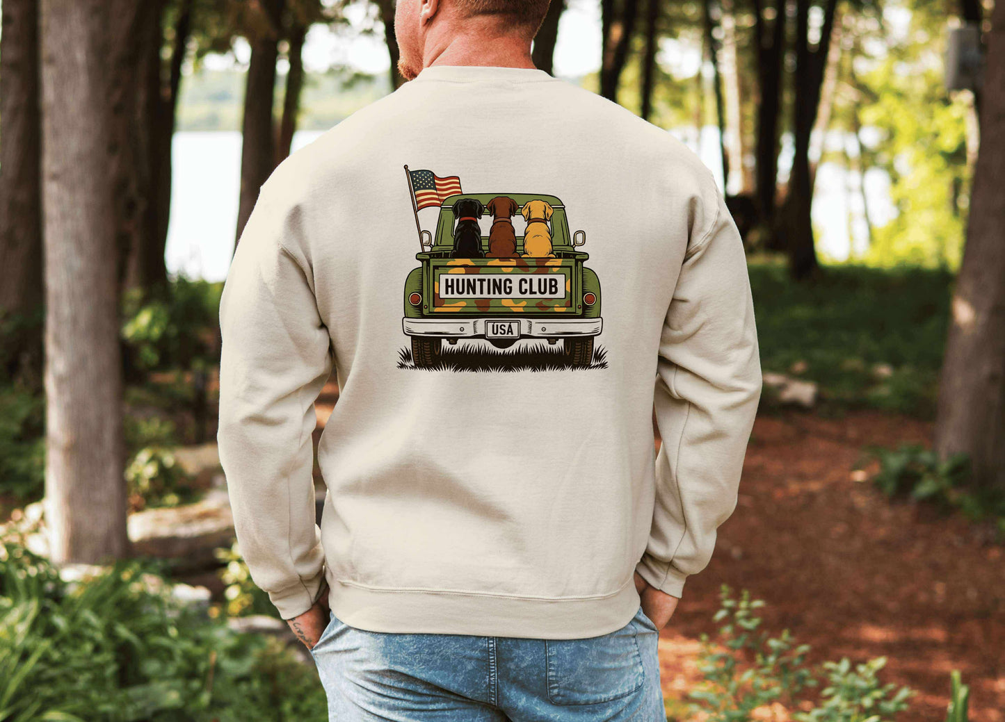 hunting Club Graphic Sweatshirt