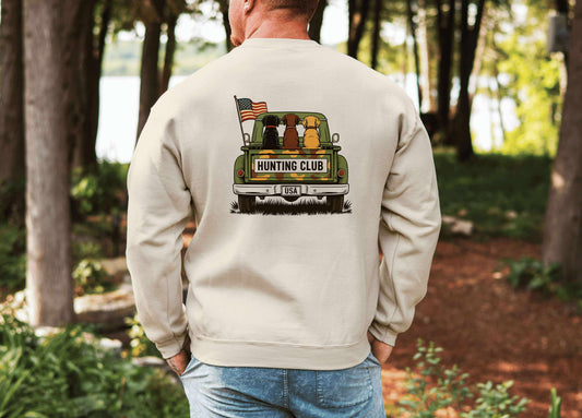hunting Club Graphic Sweatshirt
