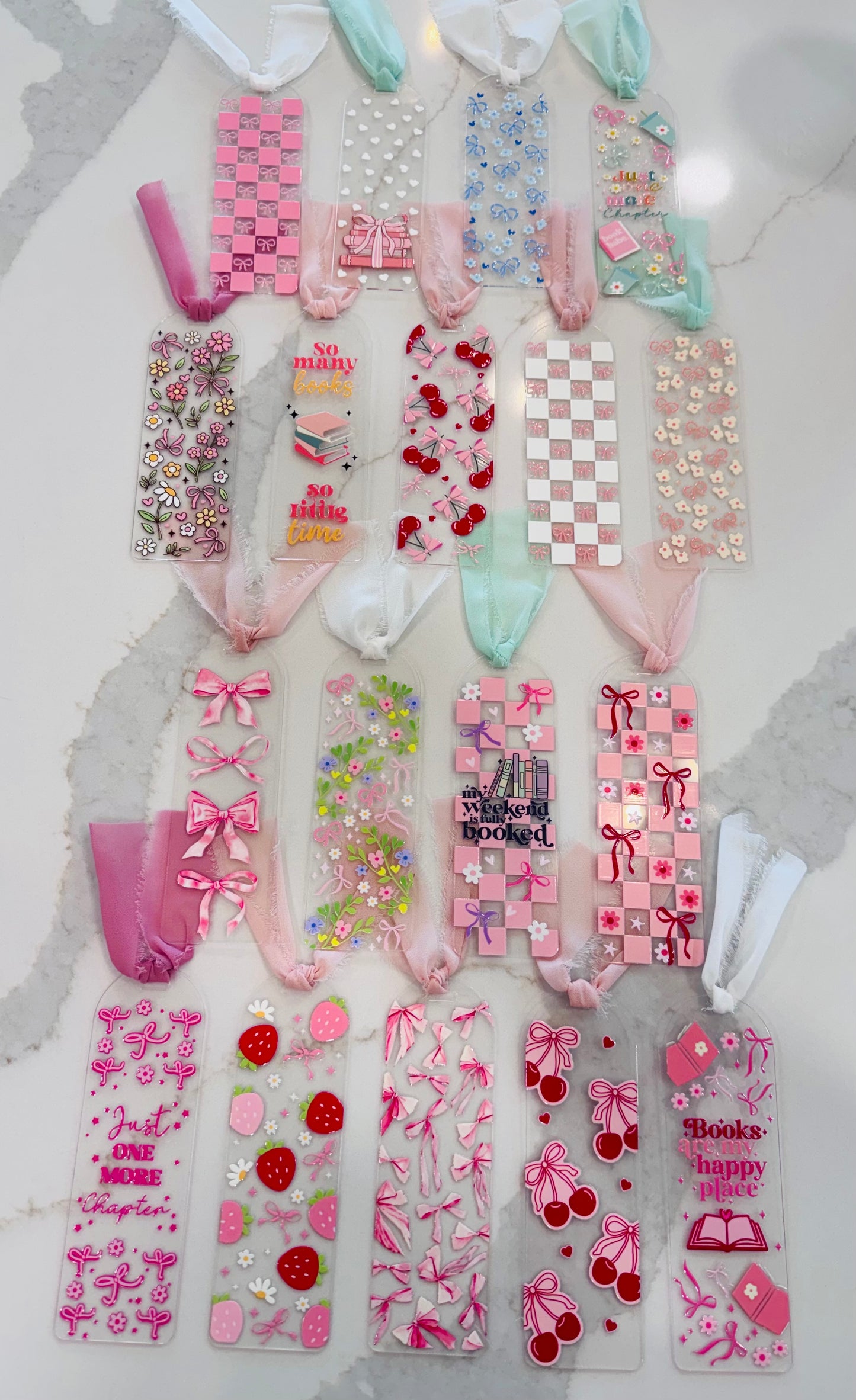 Acrylic Bookmarks | Assorted Bookish Designs