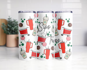 Sips & Trips Tumbler