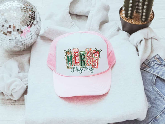 Wrapped In Merry Trucker Hat