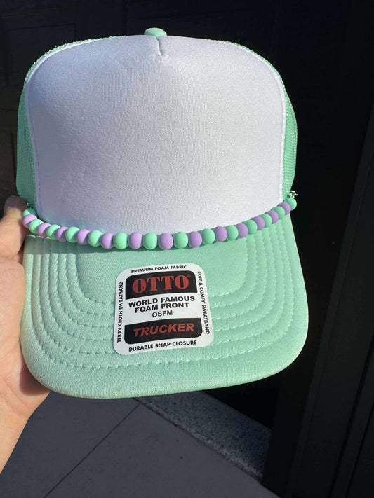 Mint & Purple Trucker Hat Chain