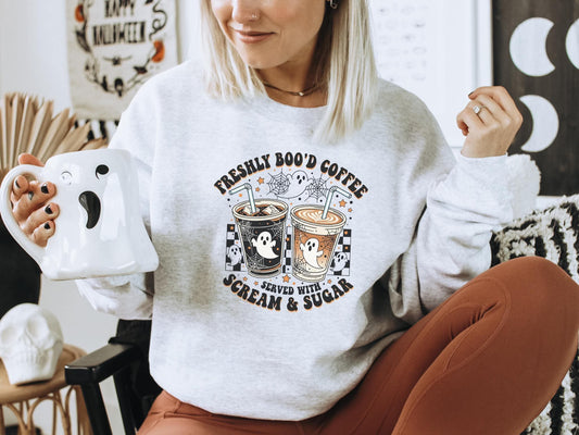 Freshly Boo’d Coffee Graphic Sweatshirt