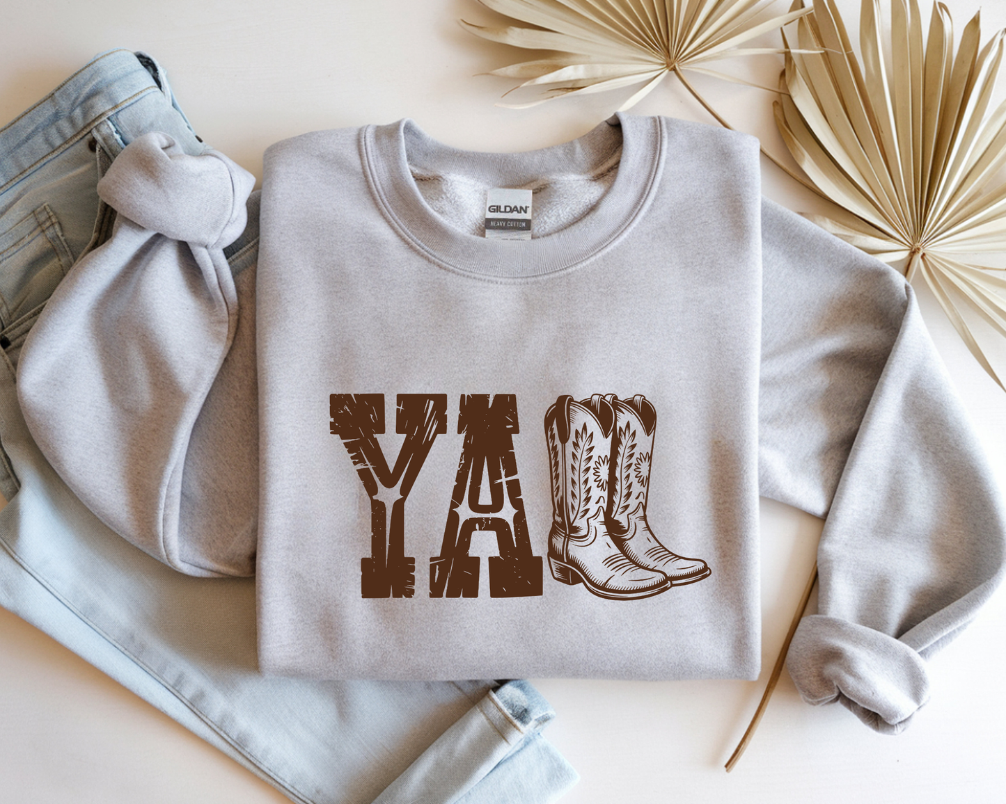 Y'all Boots Graphic Sweatshirt
