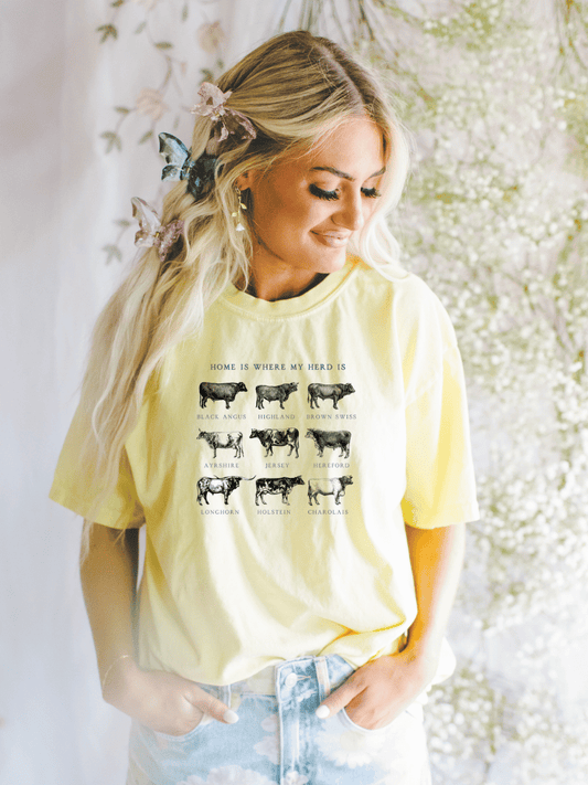 Home Is Where My Herd Is Graphic Tee