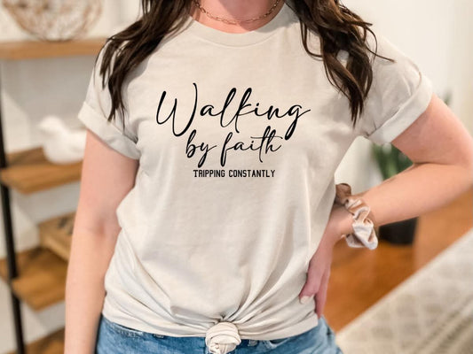 Walking By Faith Graphic Tee