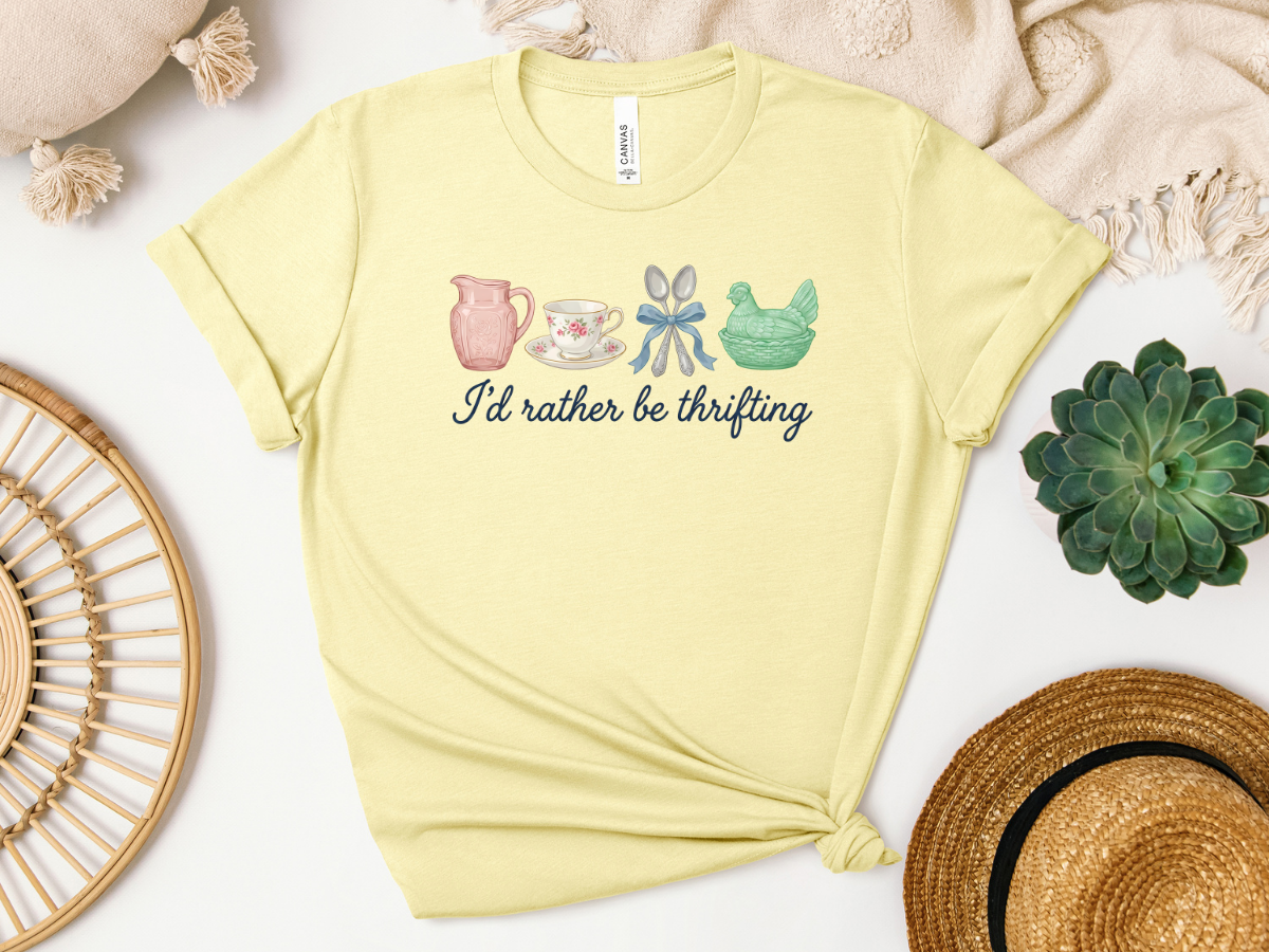 I'd Rather Be Thrifting Graphic Tee