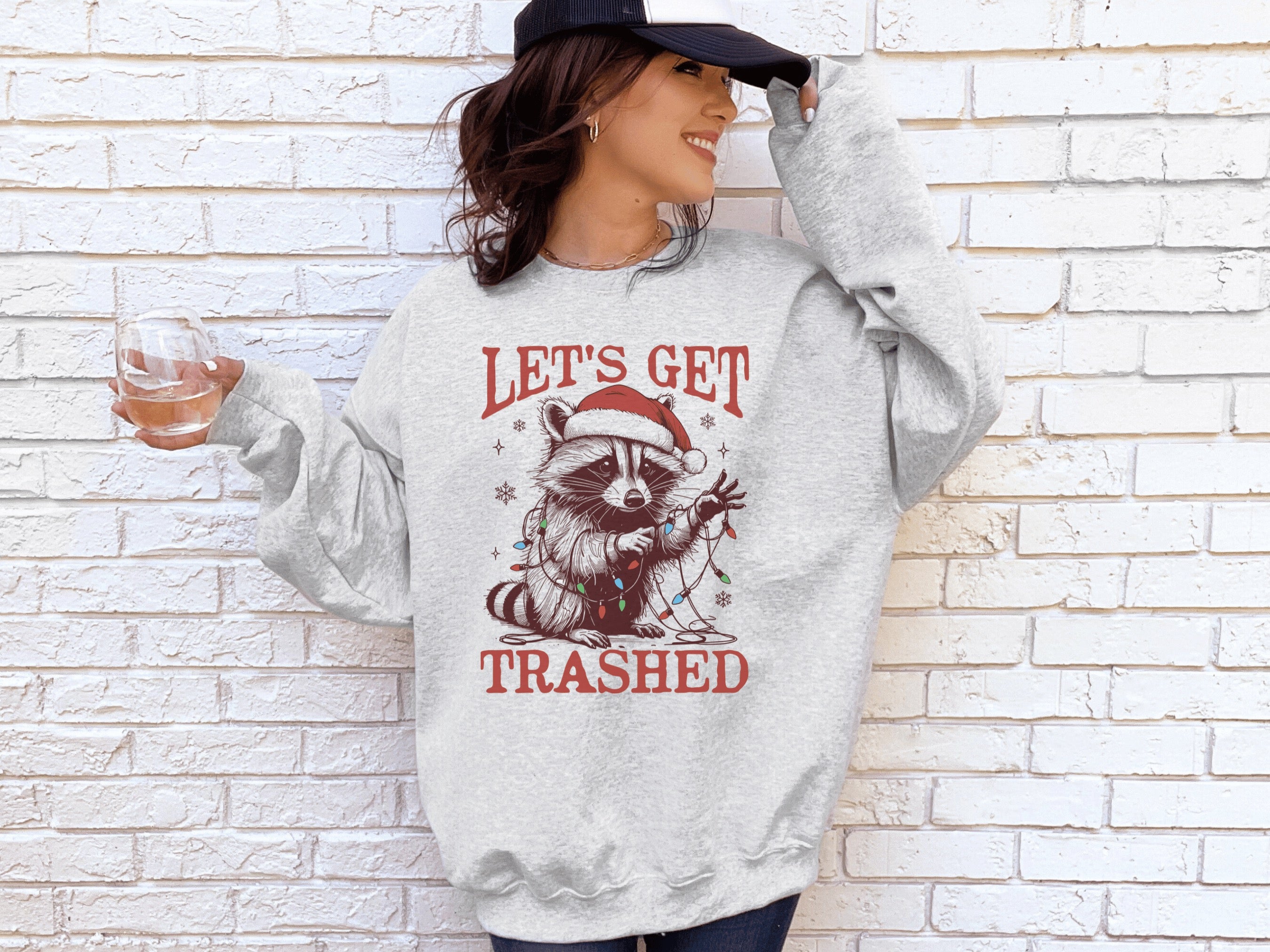 Lets Get Trashed Graphic Sweatshirt – shop.hp.wholesale
