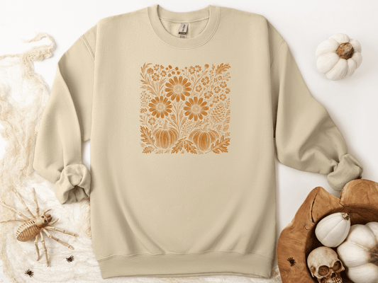 Fall Floral Graphic Sweatshirt