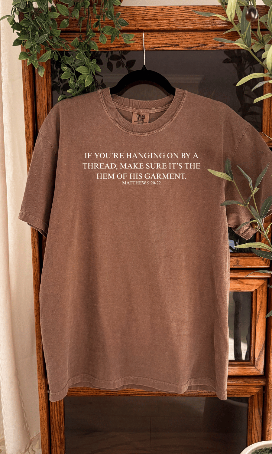 Hem Of His Garment - Matthew 9:20-22 Graphic Tee