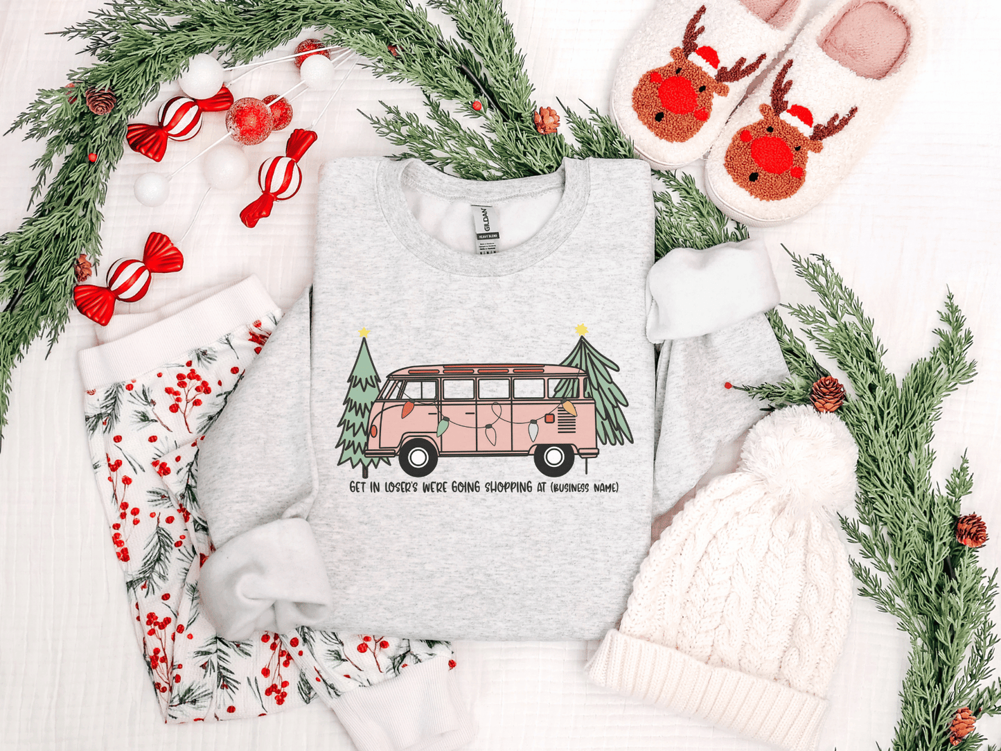 CUSTOMIZABLE: Get In Losers We're Going Shopping Graphic Sweatshirt