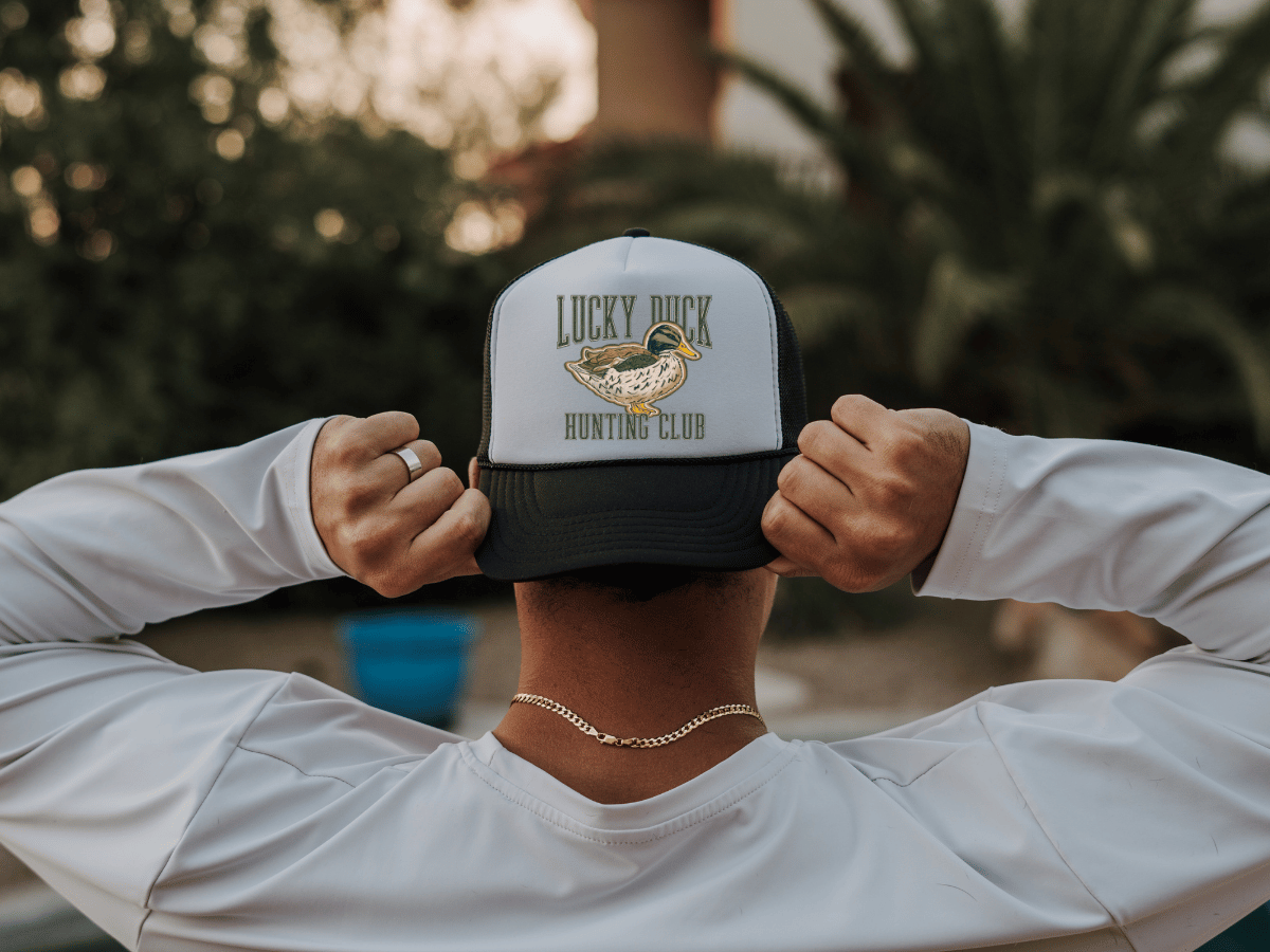 Lucky Duck Hunting Club Trucker Hat