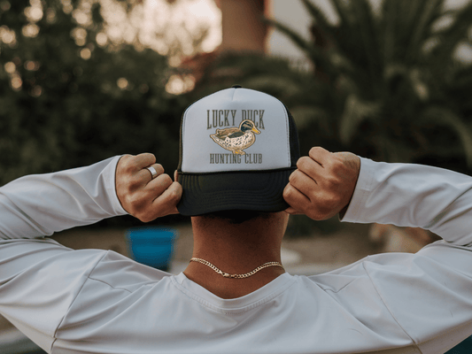 Lucky Duck Hunting Club Trucker Hat