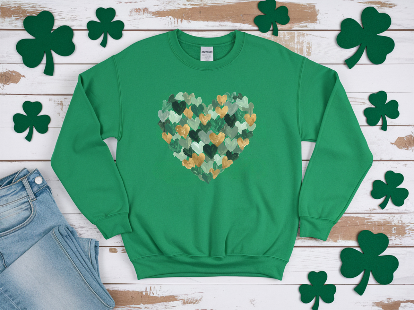 Lucky Heart Graphic Sweatshirt