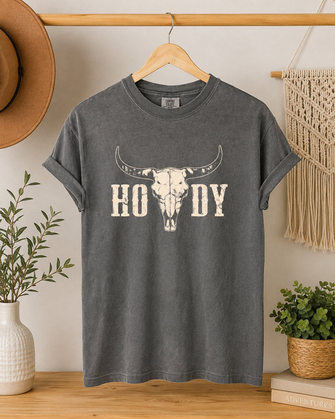 Howdy Skull Graphic Tee