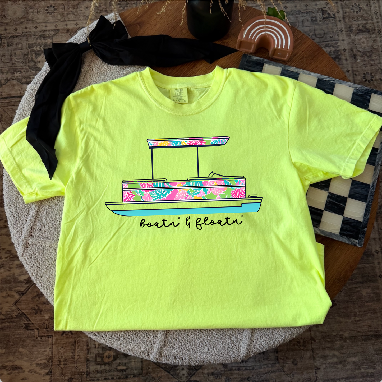 Boatin & Floatin Summer Graphic Tee