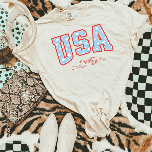 USA Stars 4th Of July Graphic Tee