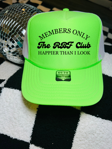 RBF Club trucker hat