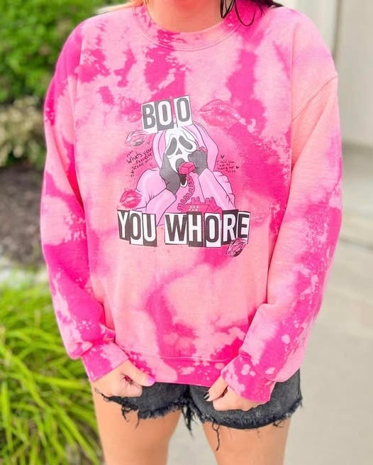 PREORDER: Boo you Whore Graphic Sweatshirt