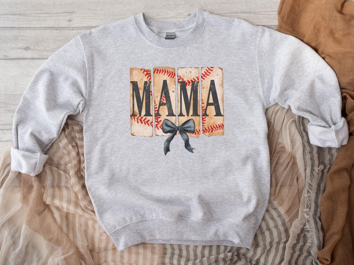 Baseball Mama Graphic Sweatshirt