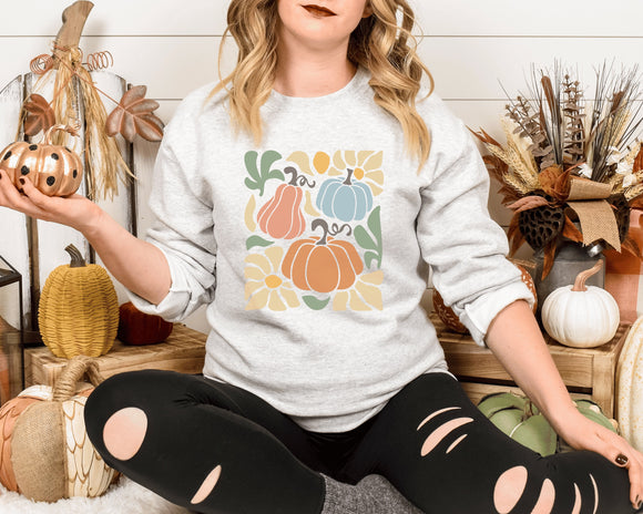 Boho Pumpkin Ash Crew