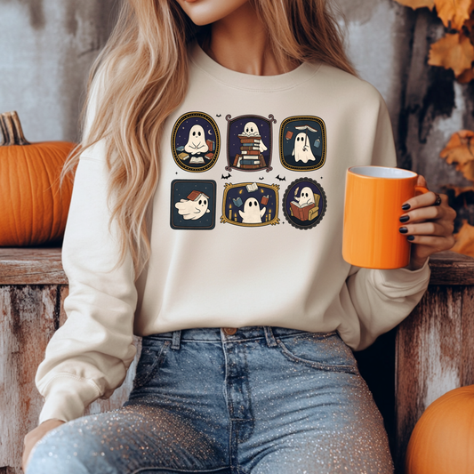 Bookish Ghost Collage graphic crew