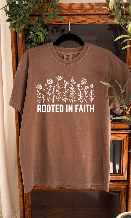 Rooted in Faith Graphic Tee