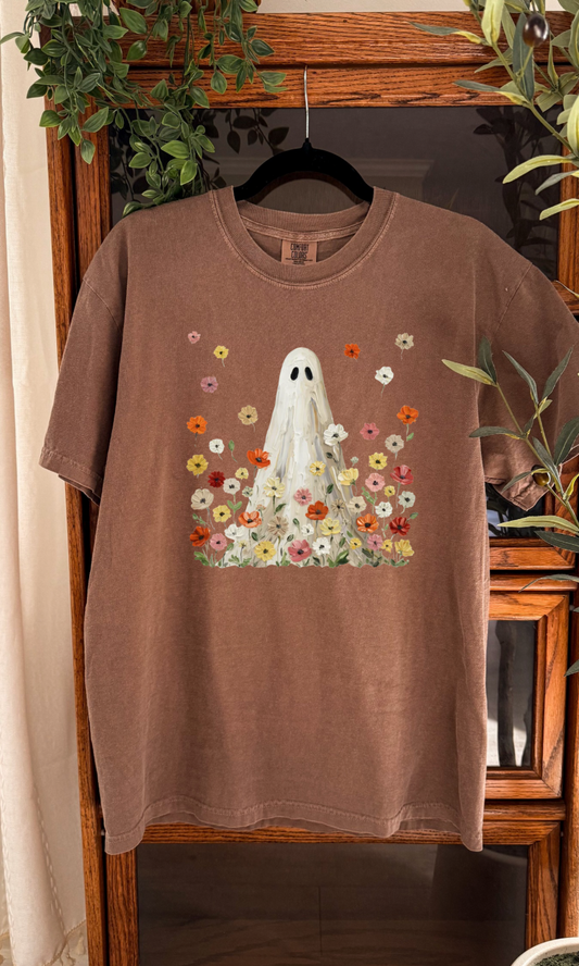 Floral Ghostie Graphic Tee