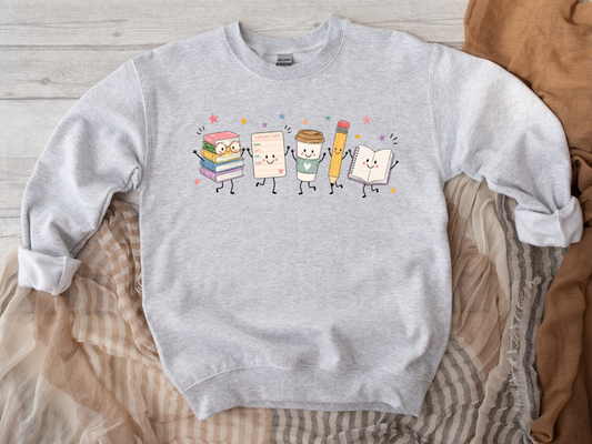 Library Friends Graphic Sweatshirt