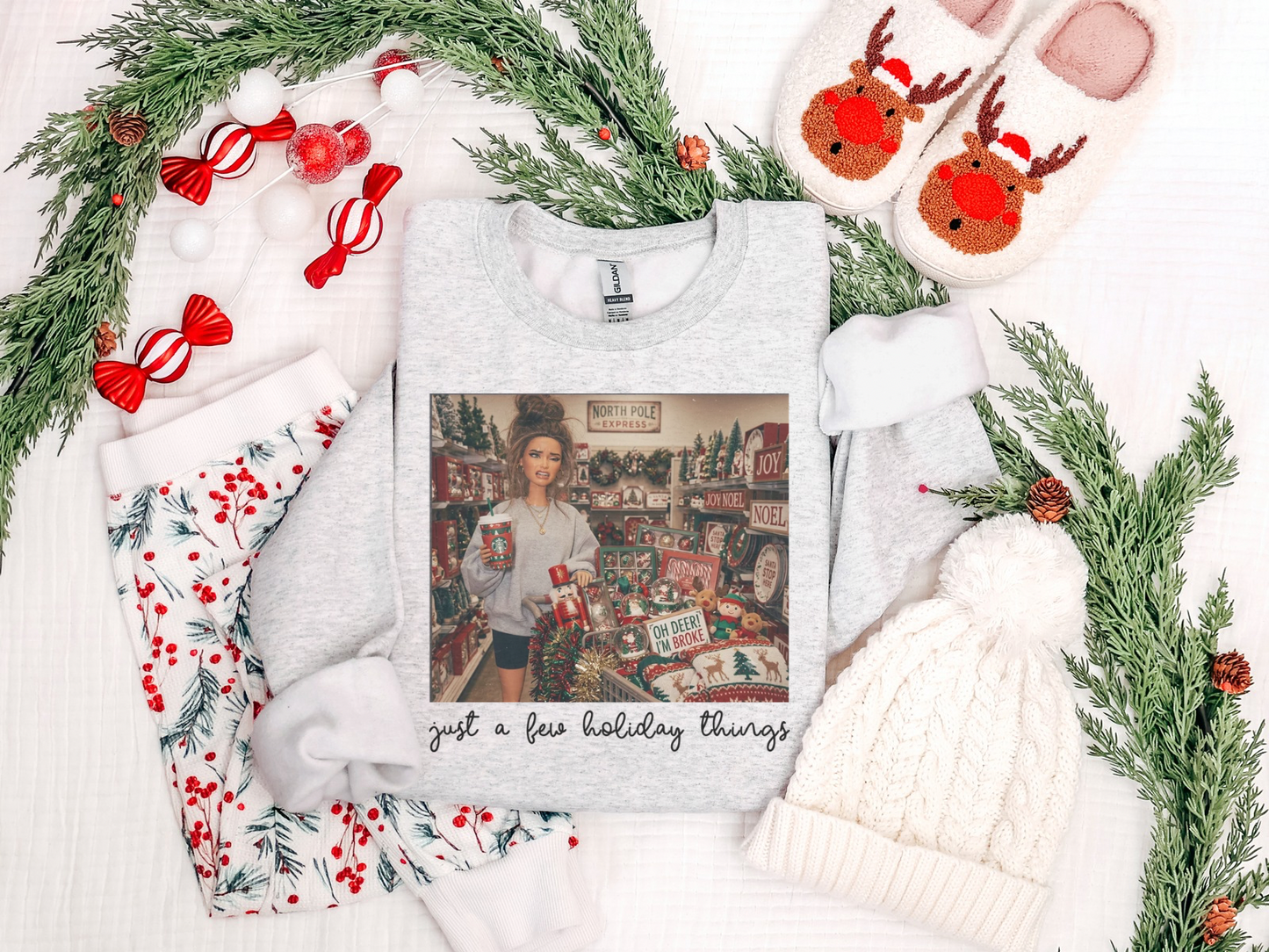 Just a few Holiday Things Graphic Sweatshirt
