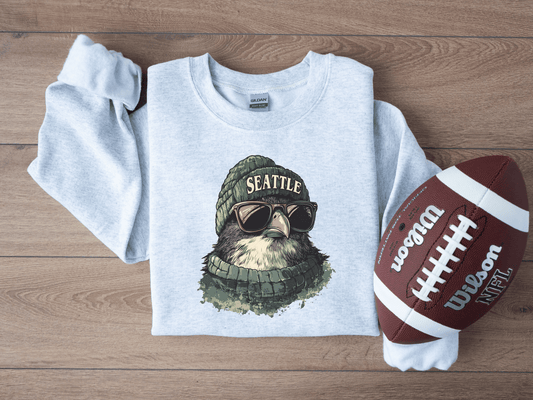 Vintage Seattle Football Graphic Crew