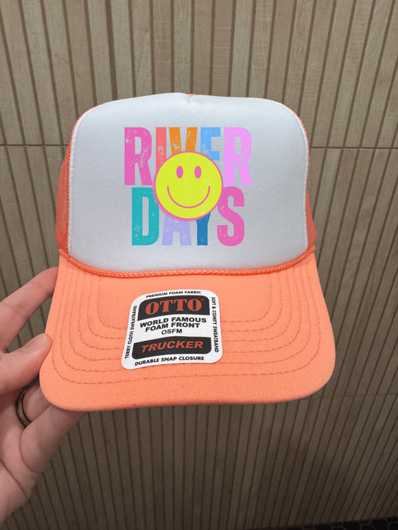 River Days Smiley Trucker Hat