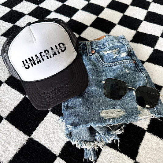 Unafraid, I Know Who Has Tomorrow Trucker Hat