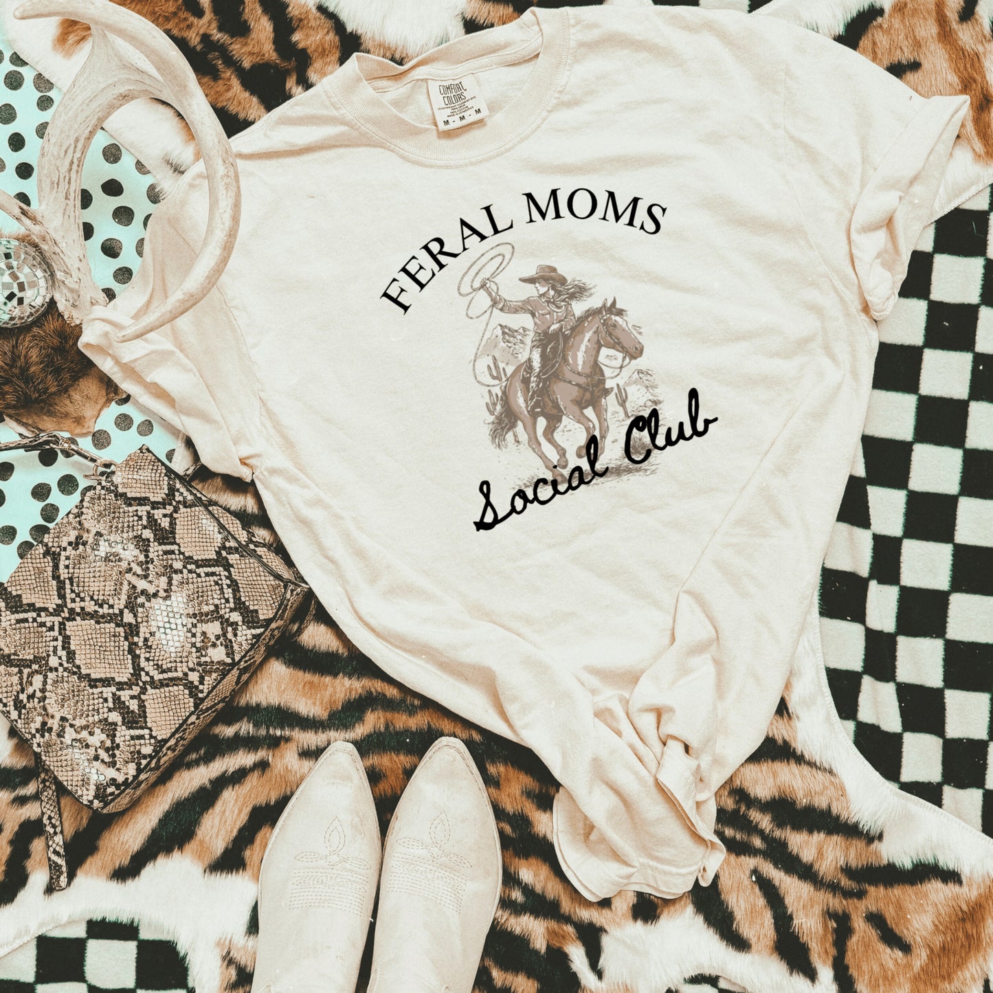 Feral Moms Social Club Graphic Tee