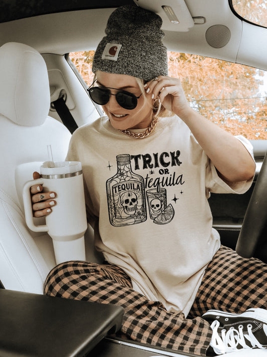 Trick Or Tequila Graphic Tee