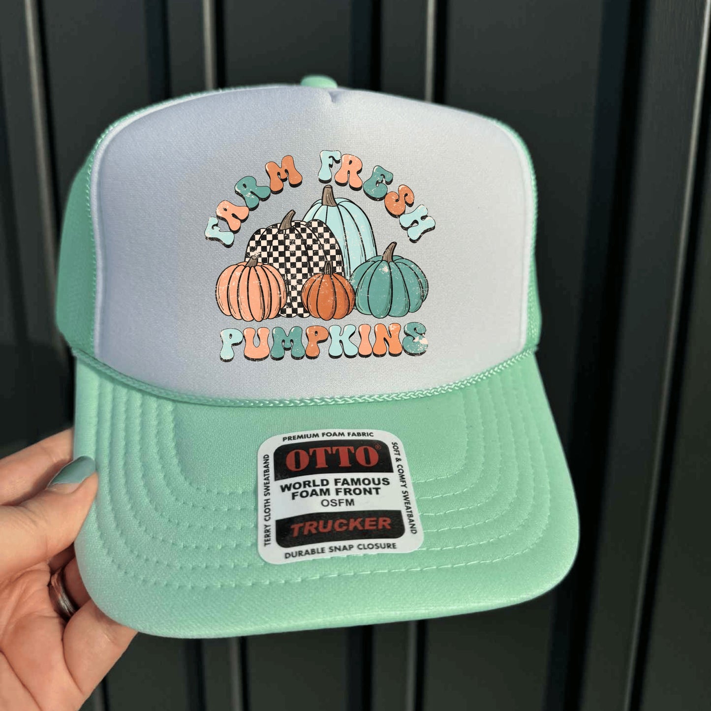 Farm Fresh Pumpkins Trucker Hat