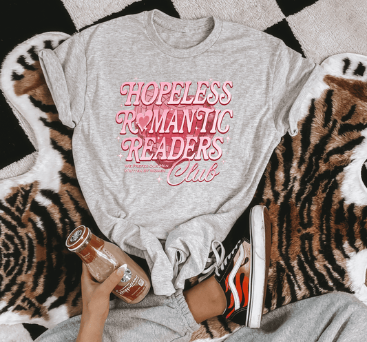 Hopeless Romantic Readers Graphic Tee