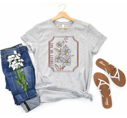 Birth Flower Graphic tee