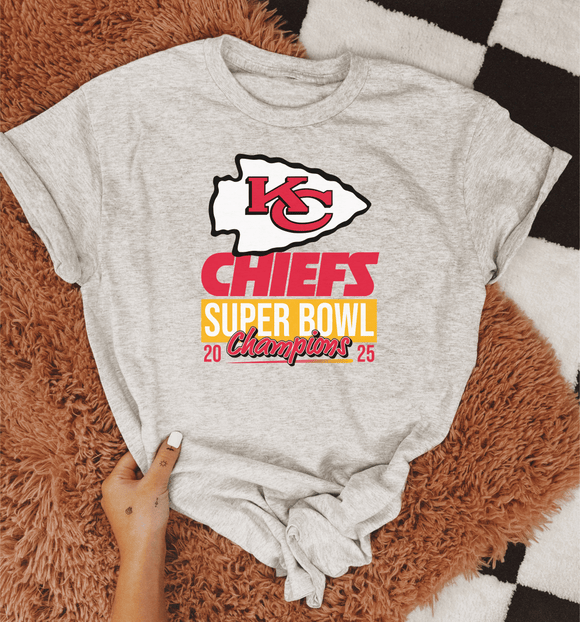 Chiefs Superbowl Champion 2025 Graphic Tee